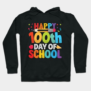 Happy 100 Days Of School Cool Teacher Student Hoodie